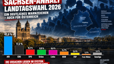 Die prozentuelle Verteilung der Stimmen bei den Wahlen September 2026